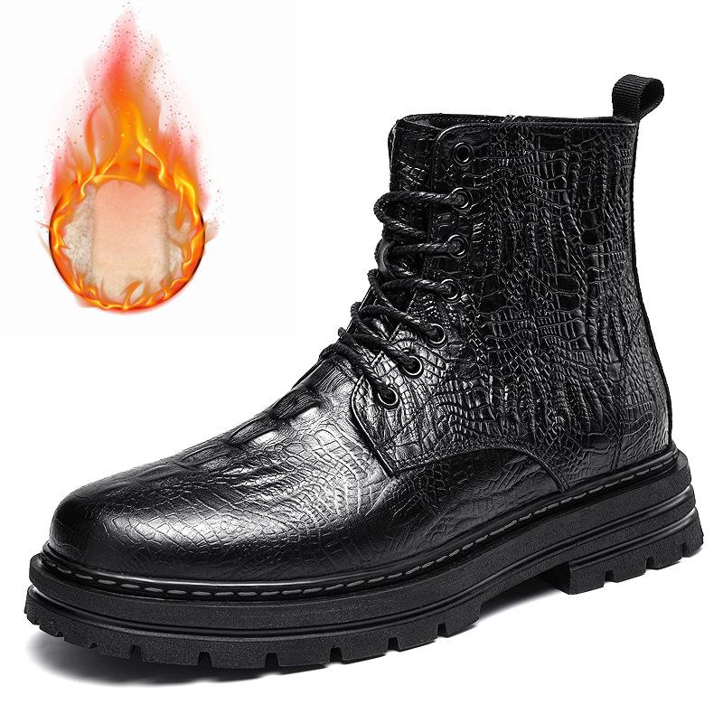 

Четыре сезона Высокие ботинки Мартин в британском стиле Ретро ботинки-локомотивы Мужские короткие ботинки Кожаные ботинки в стиле милитари Дарт Вейдер 48