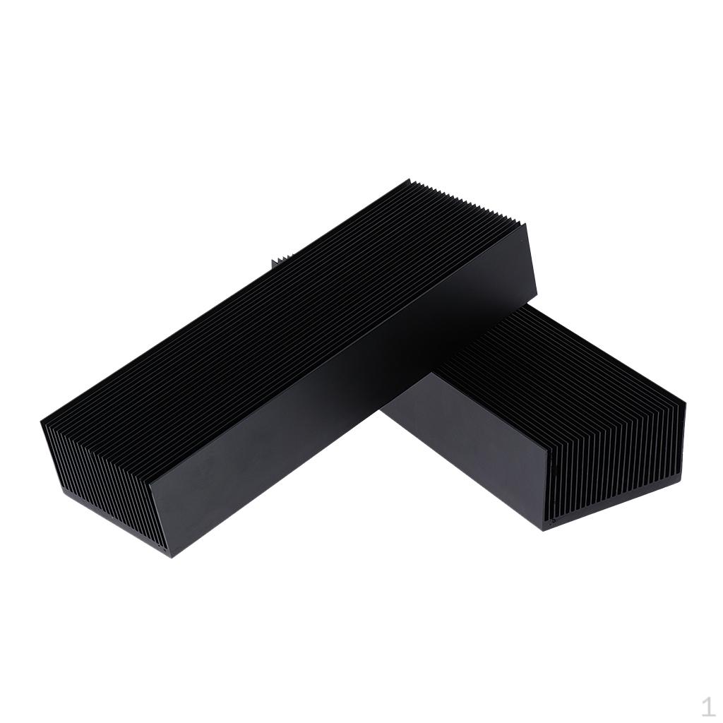 2Pcs Cooling Module 69x37x200mm / 2.72*1.46*7.87   Aluminum LED Heat Sink