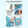 1Pc Eva Waterproof Toilet Seat Cover Thickened Four Seasons Universal Toilet Seat Cushion Paste Type Toilet Cushion Accessories