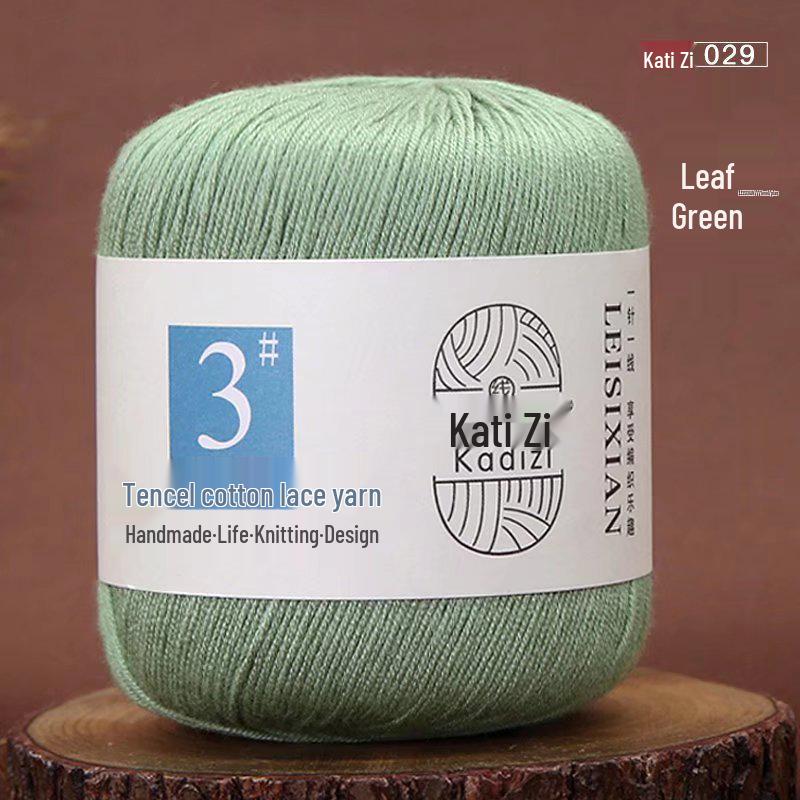 Mercerized Cotton Lace Yarn No. 3: DIY Hand-Knitted Crochet for Children - Spring/Summer Sweater & Coat - Free Shipping