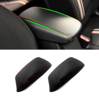 Soft Leather Center Armrest Cover For Hyundai IX25 2015 2016 2017 2018 Car Center Control Armrest Box Skin Cover Sticker Trim