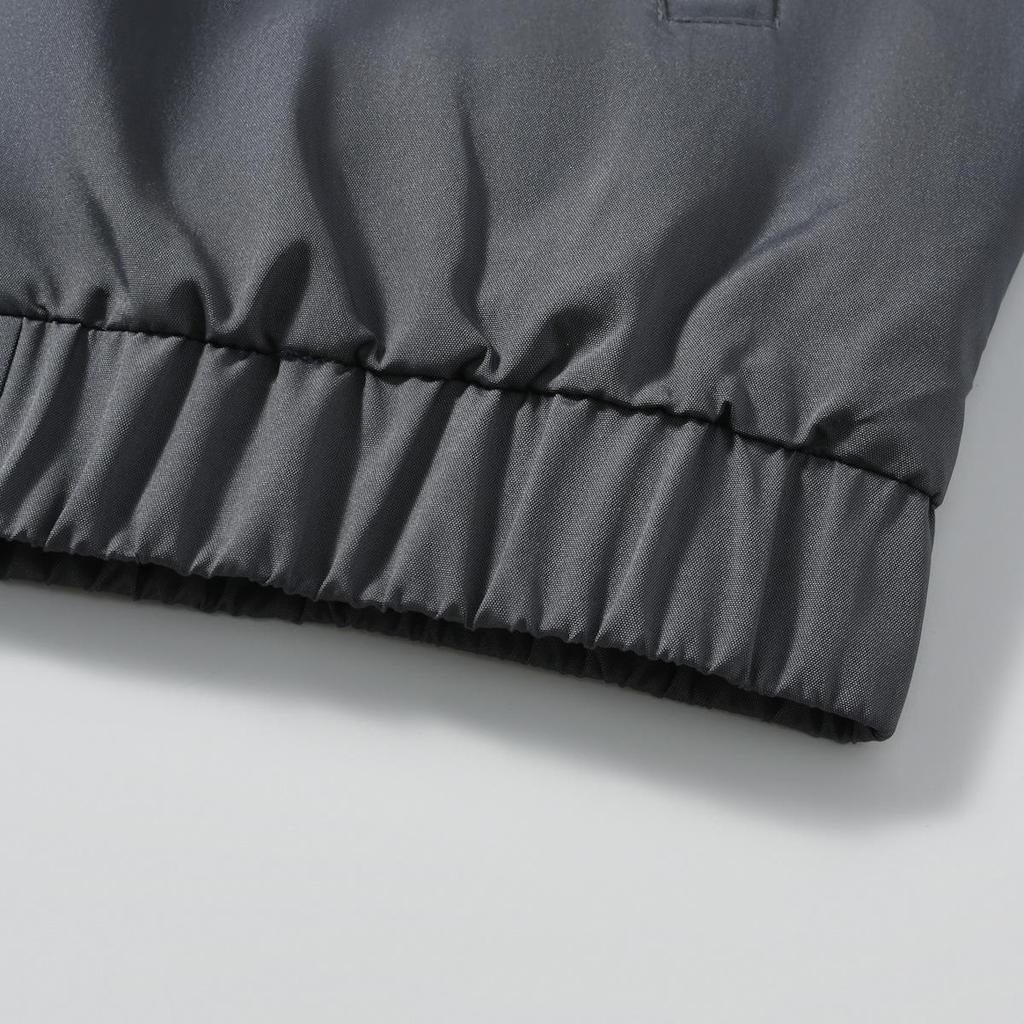 European and American Men's Stand-up Collar Jacket: Autumn/Winter Color Block Casual Coat