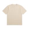 Japanese Style 230g Pure Cotton Heavyweight Short Sleeve T-shirt - Spring/Summer Solid Color, Versatile & Simple with Custom Logo Option