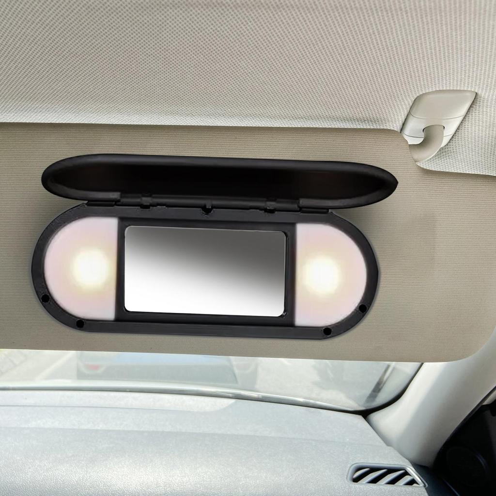 Auto-Sonnenschutzspiegelabdeckung Schminkspiegel Ersatzzubehör Für Fahrzeug LKW Linke Rechte Seite Tägliches Pendeln Outdoor