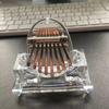 8 Key Kalimba Music Instrument Mini Musical Keyboard Thumb Piano Wooden Gifts Acrylic Cute Small Wearable Child Gift Sports