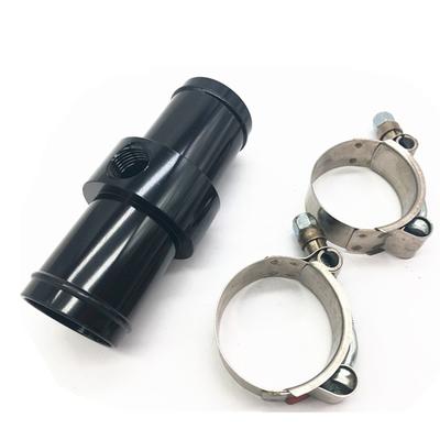 Alumínio Preto Adaptador de Sensor de Temperatura para Mangueira de Radiador em Linha 3/8 NPT