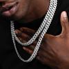 Cuban Links Chain For Men 13mm Necklace Gold Silver Plated Necklaces Chain Diamond