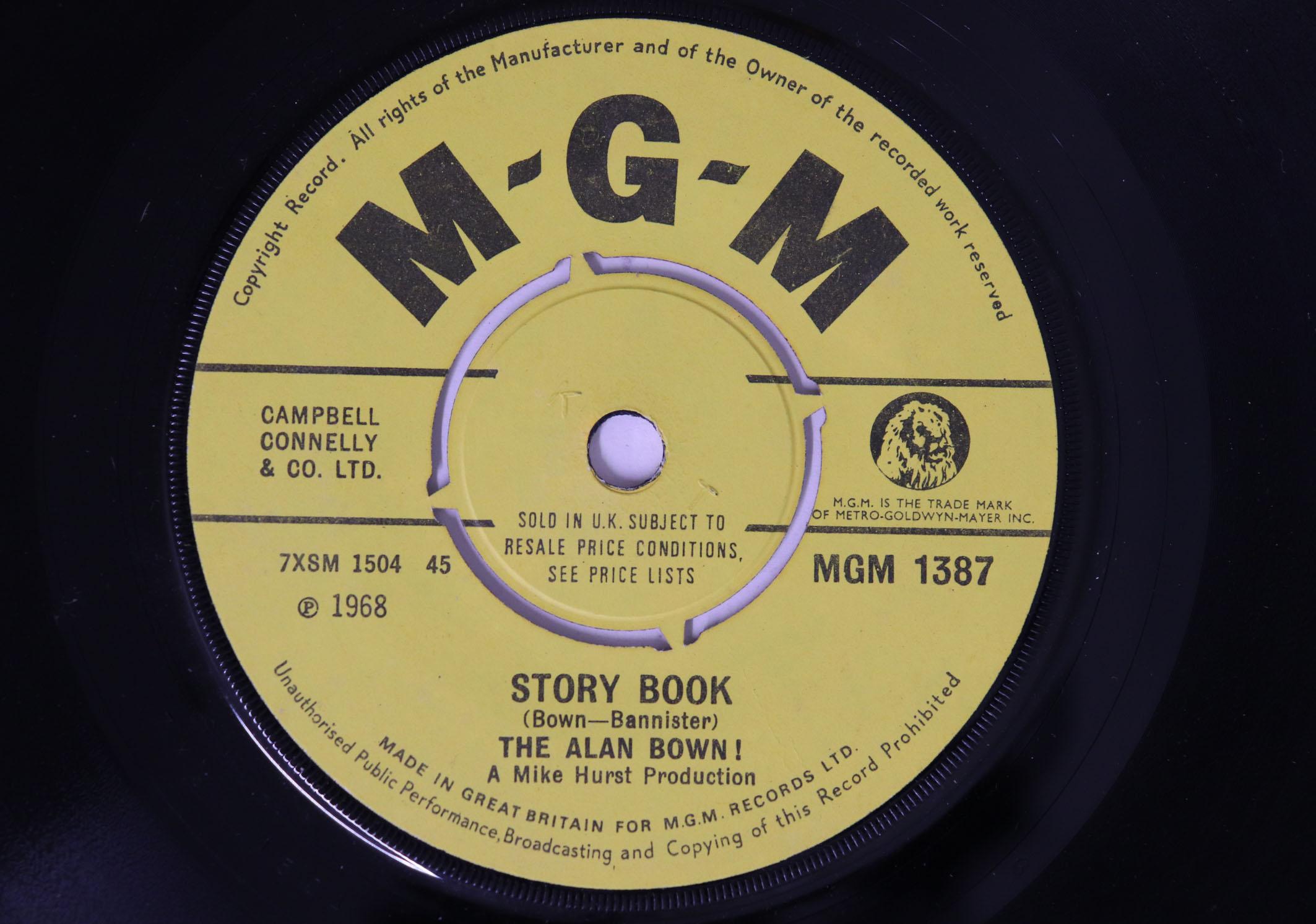 

7inch Record ALAN BOWN! - Story Book / Little Lesley MGM1387 MGM 1968 UK Rock Used