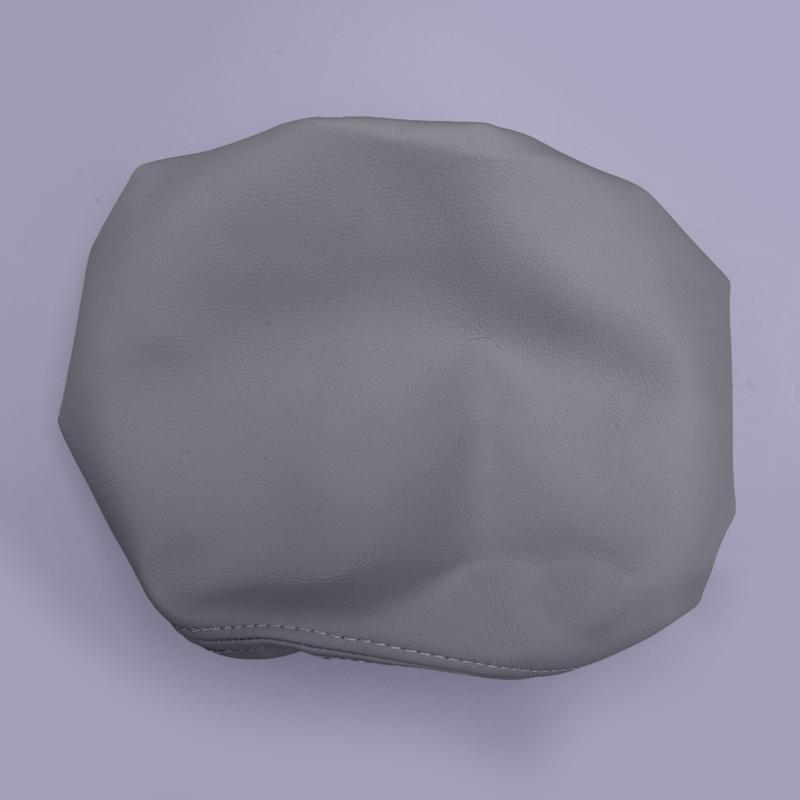 Gray Car Center Console Armrest Lid Box Cover Protector Microfiber Leather Fit For Mazda 3