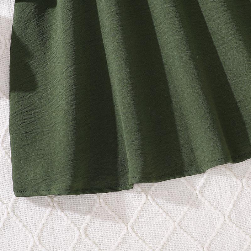 Jesienna sukienka księżniczki dla dziewczynek (6-12 lat) - Stylowa Sukienka z Długim Rękawem