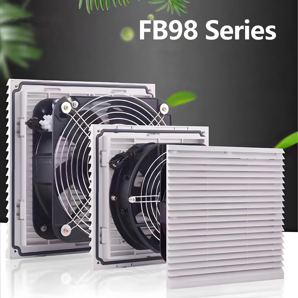 Electrical Cabinet Fan Filter Louver Grille ZL801/802/803/804/805/806, Dustproof Ventilation & Heat Dissipation Axial Fan Cover