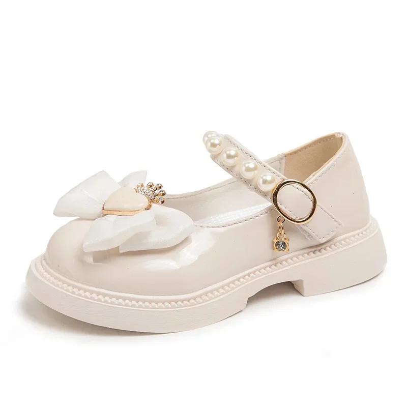 

Fashionable Soft Bottom Princess Shoe for Little Girls with Butterfly Knots Autumn Season Children s Footwear Rubber Shoe Upgrad 26