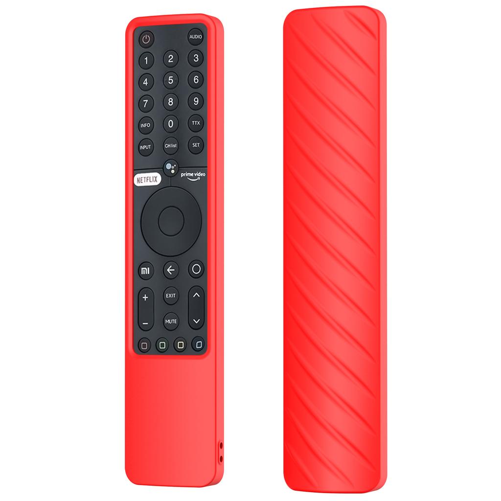 For Xiaomi Mi TV P1 Remote Controller Twill Design Anti-Drop Silicone Protective Cover