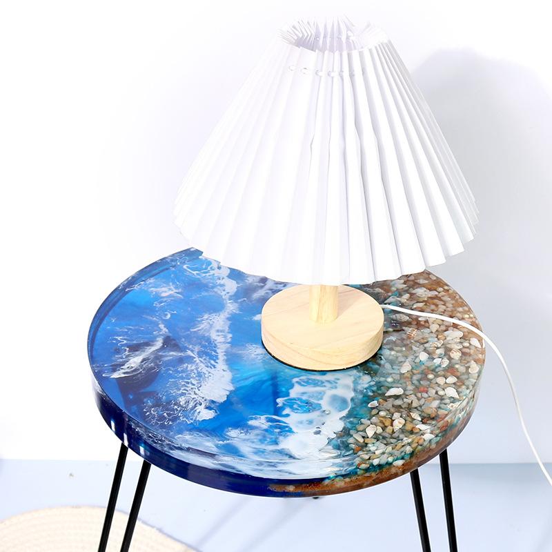 Große Fluss-Tisch Epoxidharz-Form Unregelmäßig Rund Rechteck Fluss-Tisch Herstellung Spiegel Silikonform Heimparty Dekor