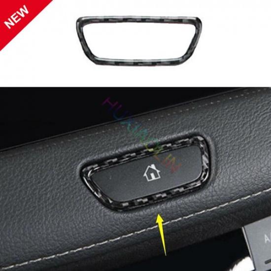 For Cadillac XT4 2019-2022 Real Carbon Fiber Mergency Light Switch Control Trim