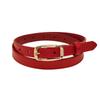 Leather Cowhide Elegant Ladies Fashion Belt With Alloy Pin Closure For Work