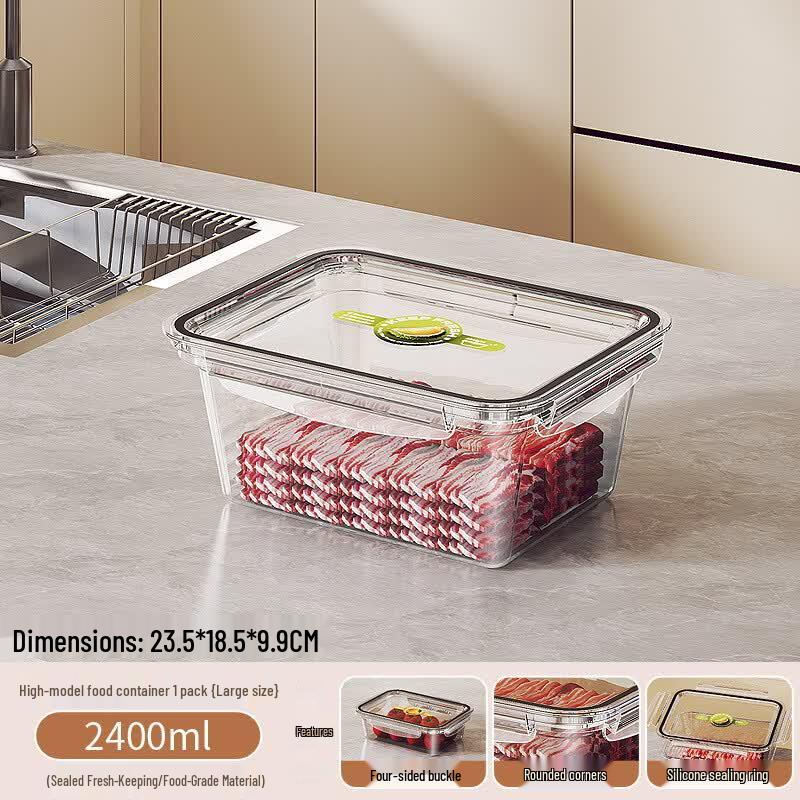 Ru Han Clear Plastic Refrigerator Storage Box