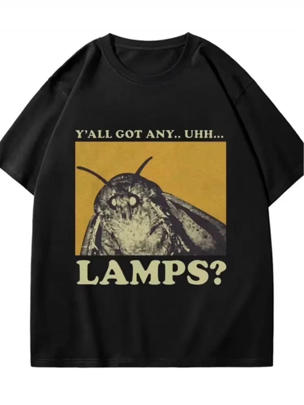 

Men S Printed T-Shirt You Guys Have Some Uhh Lamb Butterfly Meme White Humorous and Insect Print Short Sleeve Casual T-Shirt ... S разноцветный
