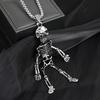 Titanium Steel Dark Skull Man Skeleton Men'S Pendant Long Sweater Chain Couple Men'S And Women'S Same Necklace