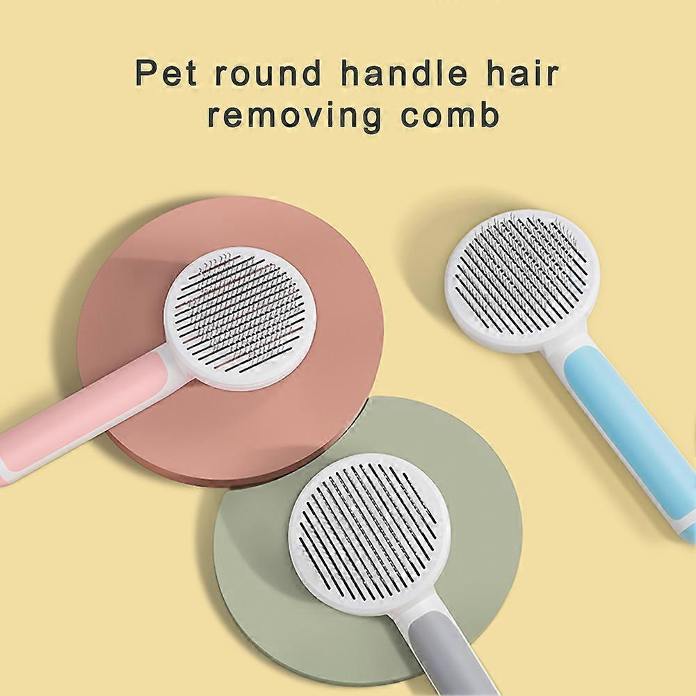 Dog Hair Brush Self-cleaning Comb for Dog and Cat Pet Supplies Removes