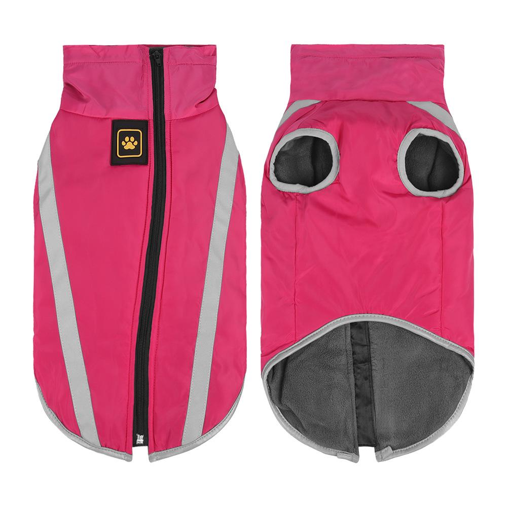 Multicolor Autumn & Winter Dog Jacket - Warm, Cold-Proof, Thickened Cotton