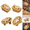 Jesus in Manger Statue Resin Figurine Birthday Gift Sculpture Ornament for Living Room Desk Office Housewarming Hallway