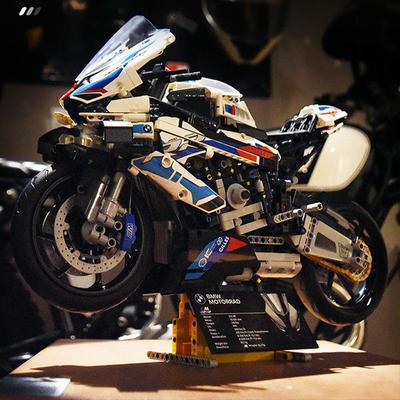 Motorrad M1000RR Baustein Spielzeugmodell Kinder Geburtstagsgeschenk für Jungen und Mädchen