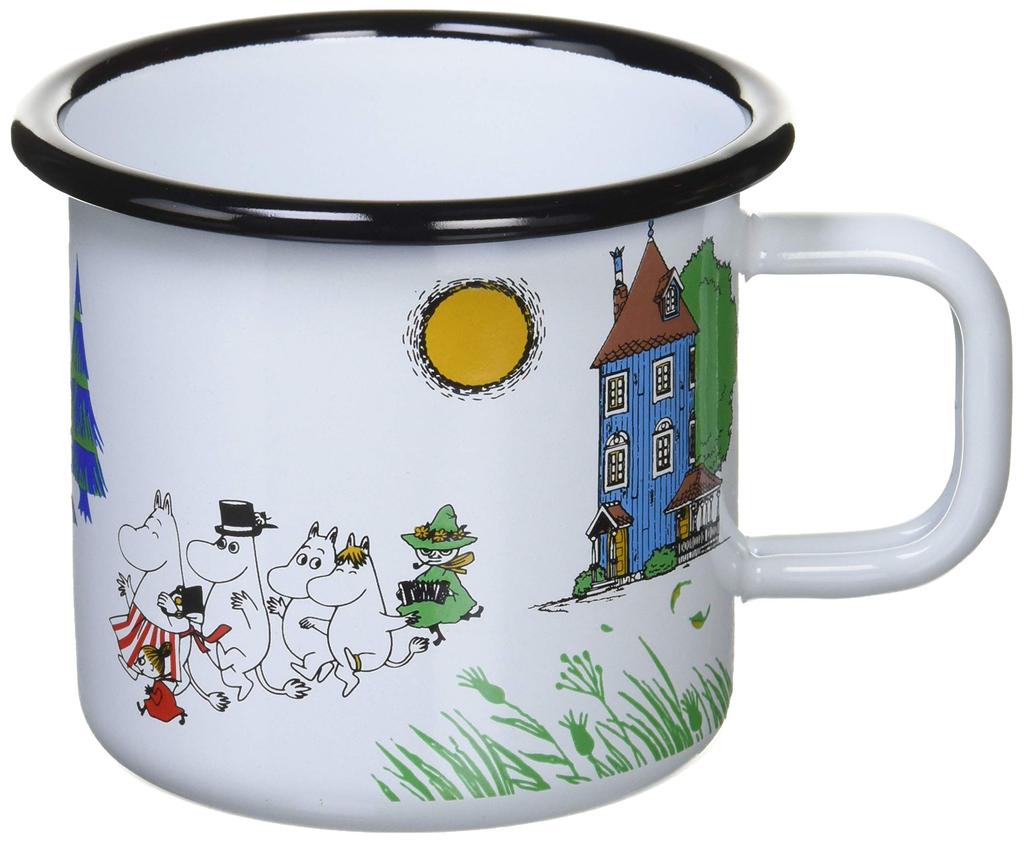 Officially Imported Muurla Moomin Moomin Village MRA060002 (Finland) Mug, Color,