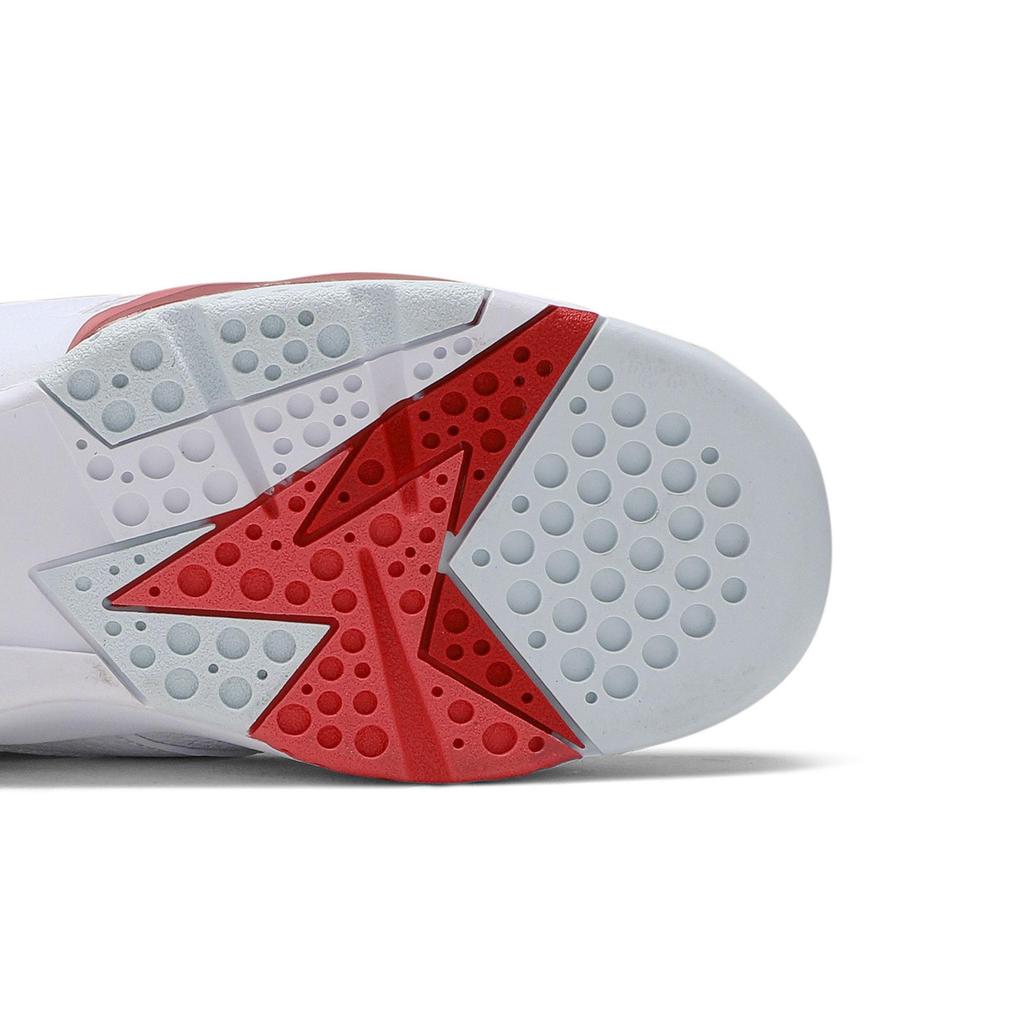 Air Jordan 7 Retro Grade School 'Topaz Mist' (Unisex) White / White-Topaz Mist-Ember Glow Kids' Basketball Shoes 442960 104