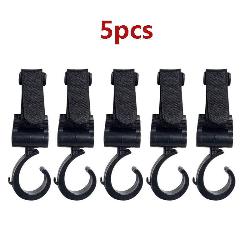 Baby Stroller Hooks Plastic Buckles Clips Carabiner Multifunction Household Trolley Diaper Bag Organizer Hook Pram Hanger Set