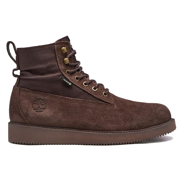 Timberland Vibram Breathable Durable Lightweight Comfortable Short Boots Men Boots Dark-Brown A2JCP