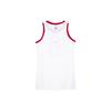 Dames Sleeveless Jurk met Logo Print Wit DO5030-100