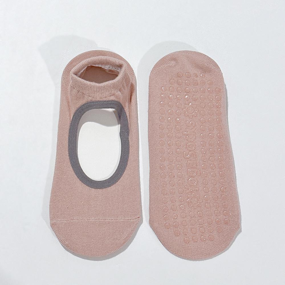 

Нескользящие носки для йоги, носки для фитнеса для занятий в помещении, носки для танцевальной практики, летние короткие носки для пилатеса без пятки 1 pair