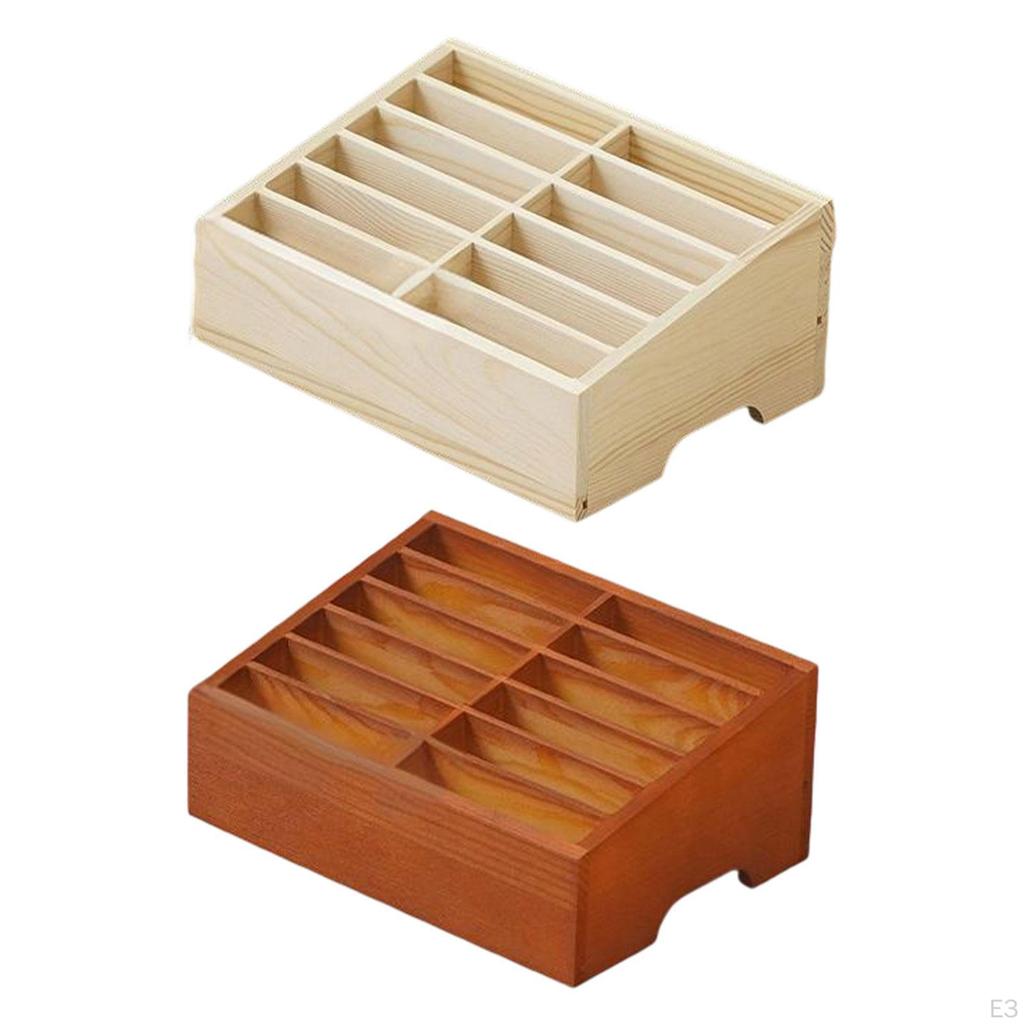 Phone Storage Management 12 Compartment Sundries Container Smartphone Rack for School