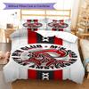 Ajax logo  Pattern Bedding Quilt Set Quilt Cover Pillowcase Home Decoration Birthday Gift (1 * duvet cover + 2 * pillowcase, without core)