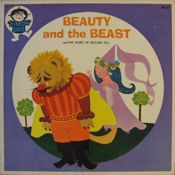 LP Record UNKNOWN ARTIST - Beauty And The Beast And The Story  M27 Simon Says US Children's Used