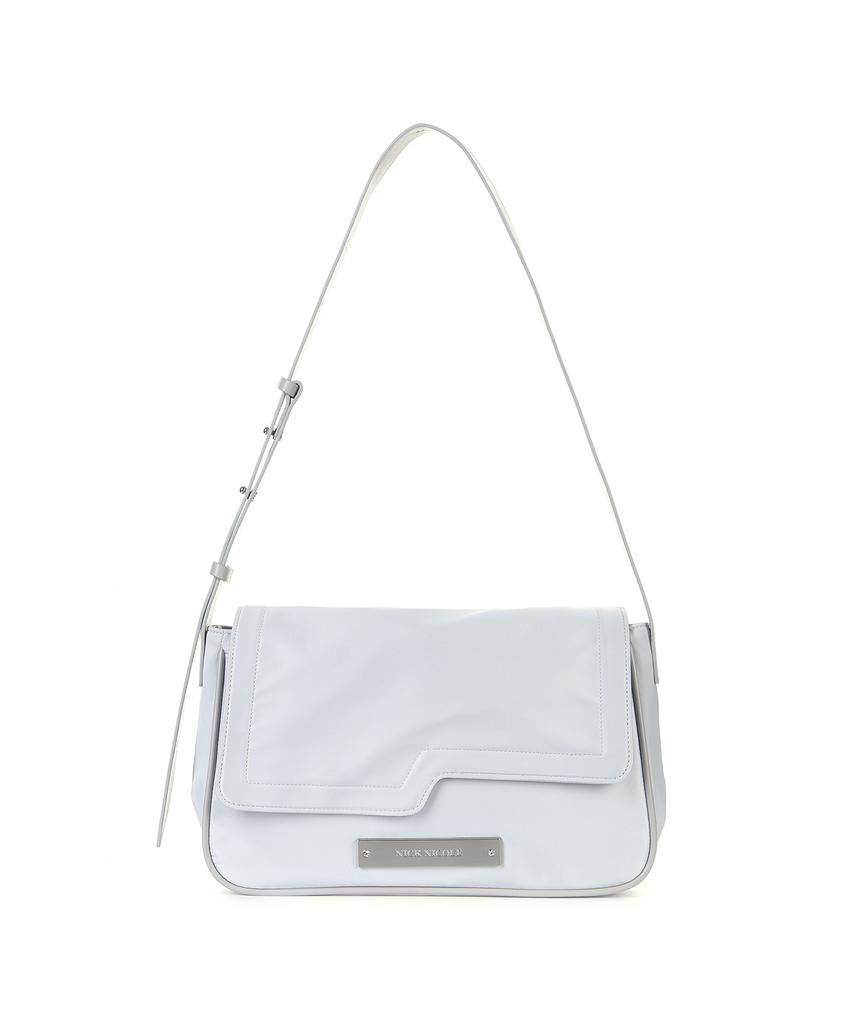 Nick&Nicole Crystal Wave Point Messenger Bag_Silver