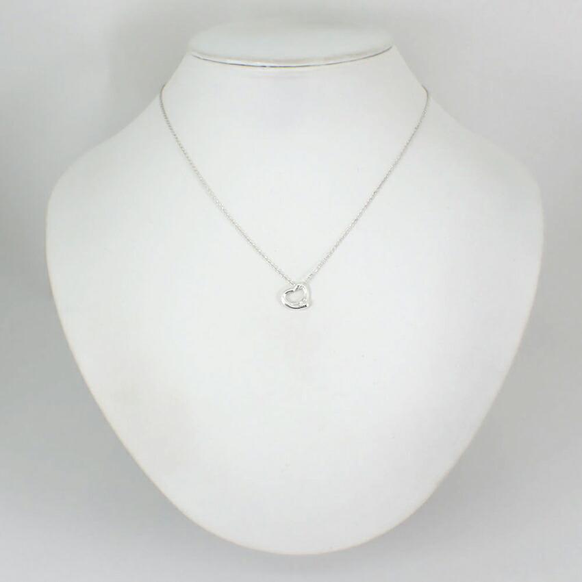 [Occasion] Pendentif/Collier TIFFANY 925 Cœur Ouvert/g530-65