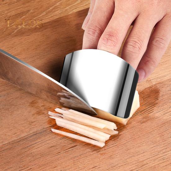 Cutting Finger Guard Heavy Duty Stainless Steel Dicing Chopping Vegetables Avoid Hurting Finger Guard Protector Safe Slicing Tool Kitchen Supplies