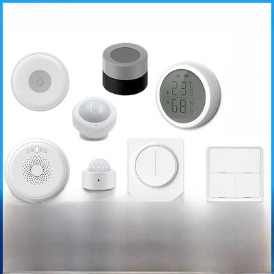 Rilevatore di Acqua e Allarme Fumo Smart Home Tuya Zigbee con Interruttore Sensore Wireless di Temperatura e Umidità
