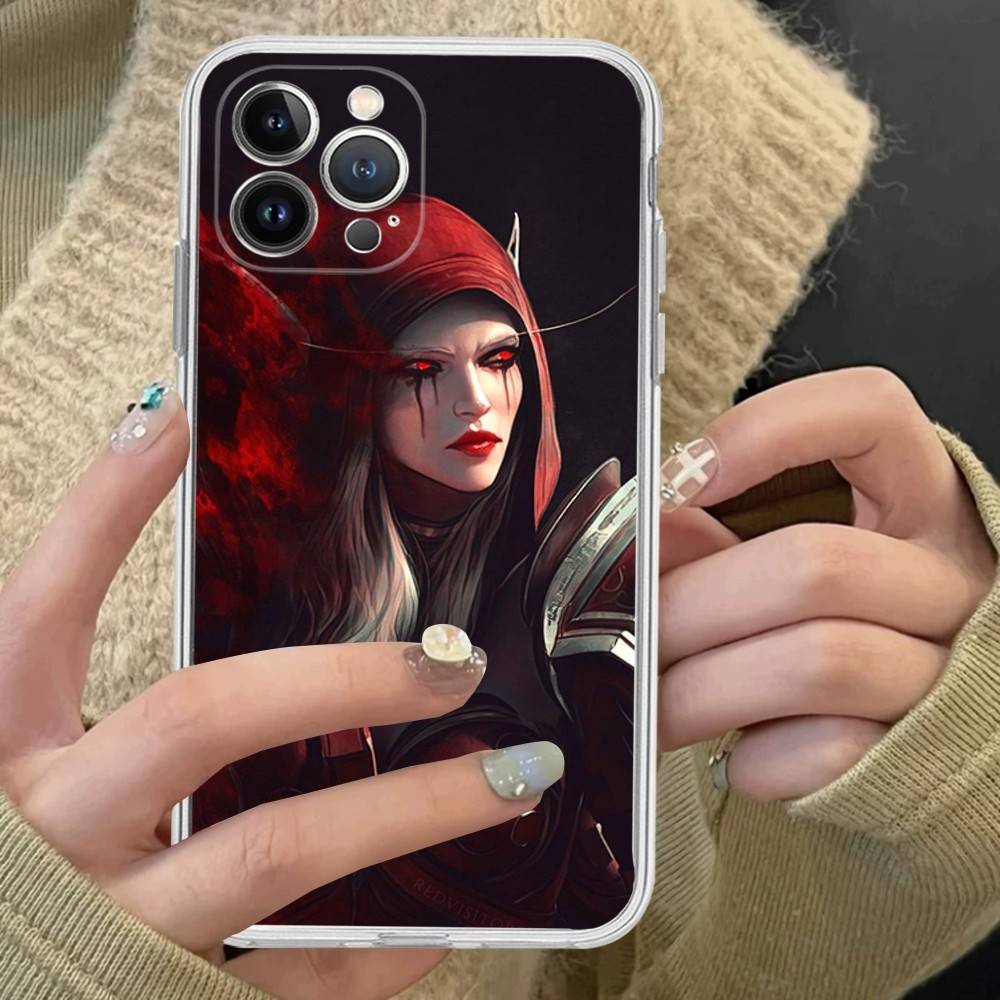 W-World Of W-Warcraft Game Retro Fit For IPhone 16 15 Promax Phone Case IPhone 14 11 12 High End 13 Pro Silicone