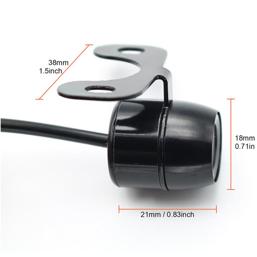 12V DC 520 TV Car Rear Front Side View Camera CCD 360 Degree Parking Waterproof