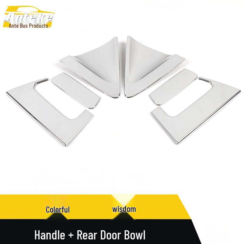Vezel Car Door Handle & Rear Door Bowl Anti-Scratch Decorative Stickers