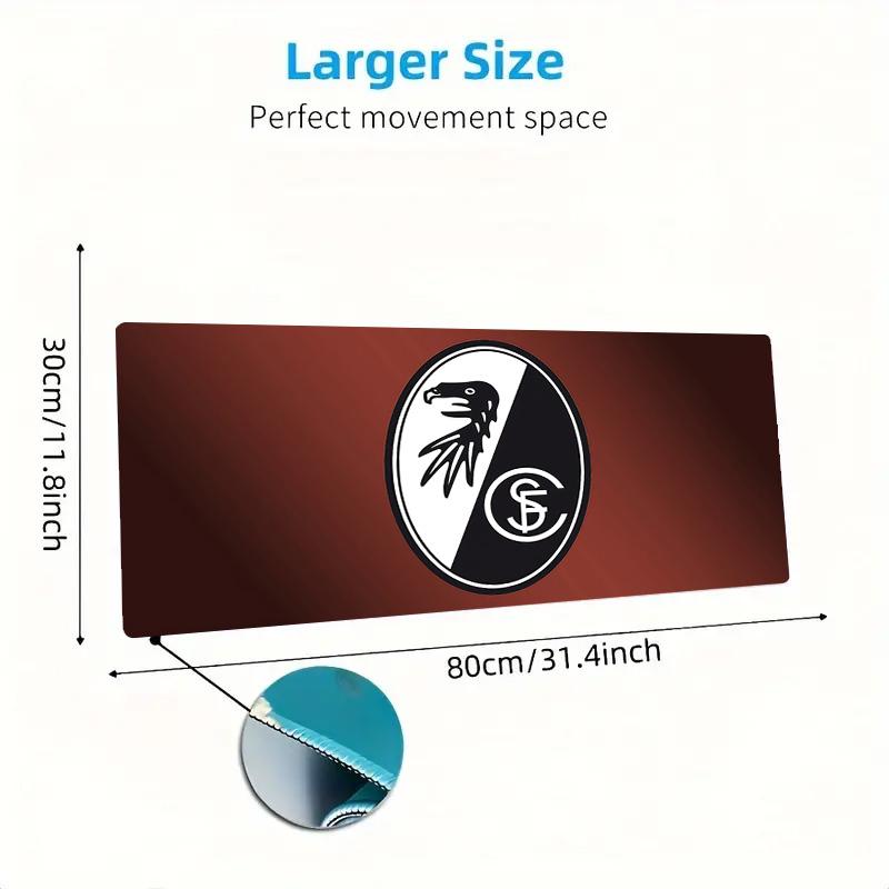 SC Freiburg Print Cushion Non-slip Laptop Tablet Big Mousepad XXL Mat Mini PC Playmat With Lock edge