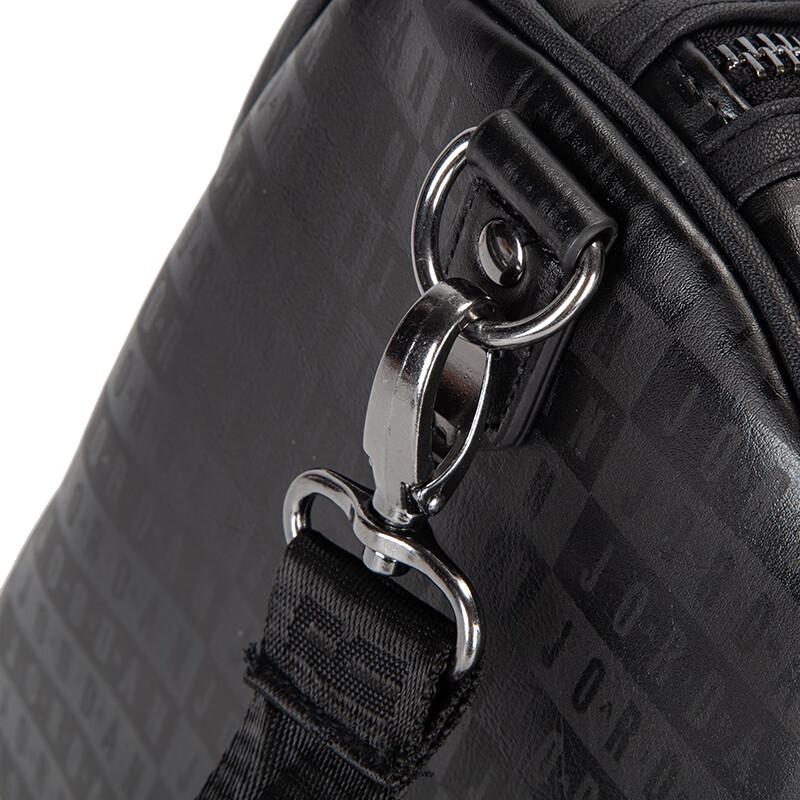 Jordan Sporttasche aus Kunstleder, Umhängetasche, Handtasche, Basketballtasche, Reisetasche Unisex Schwarz Jordan JD2123023GS-001