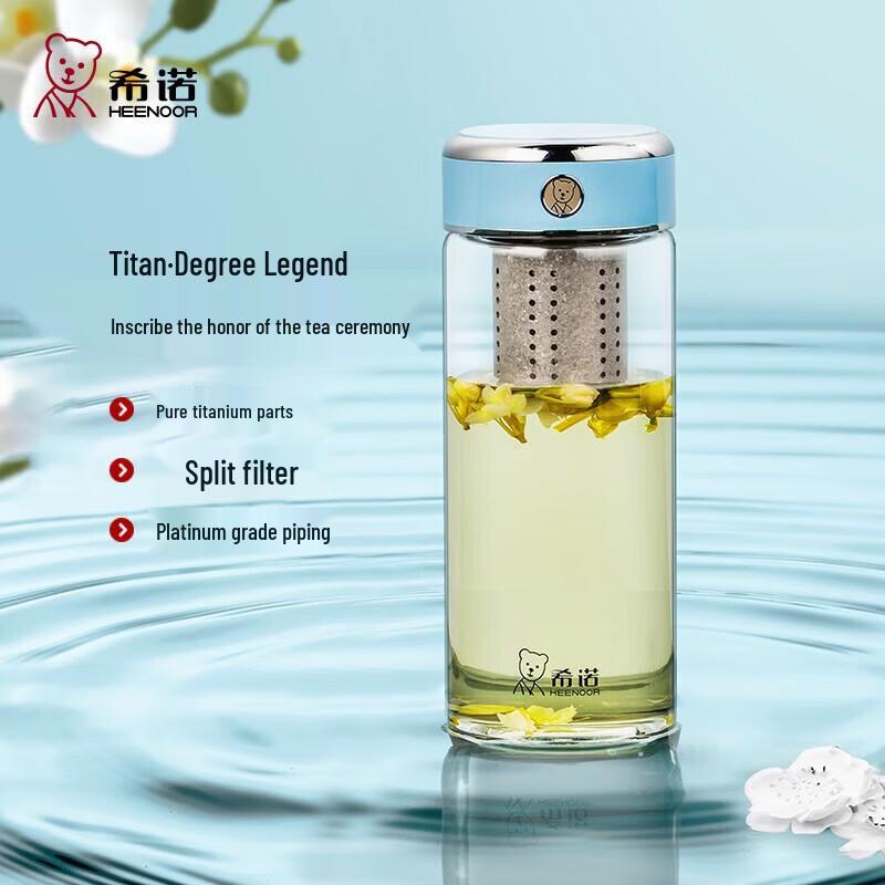 Heenoor Tea Infuser Glass Bottle