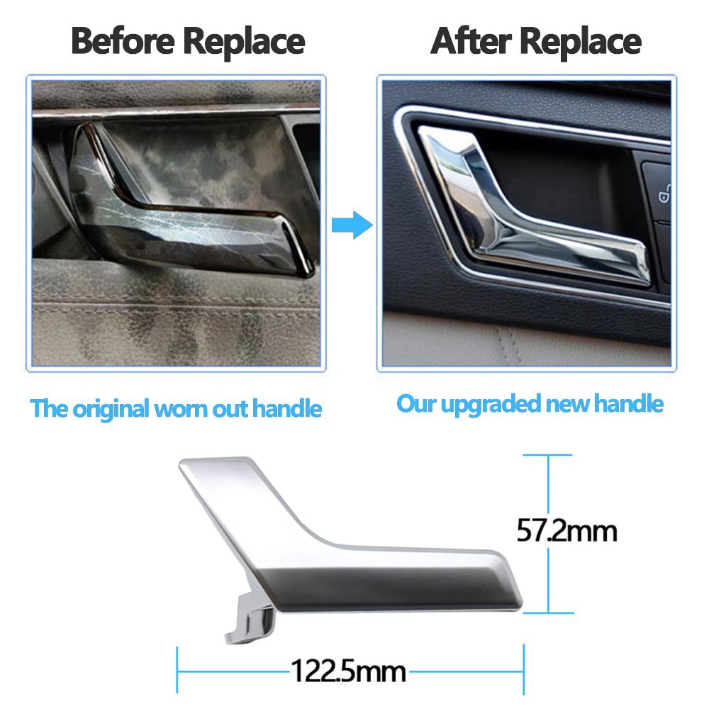 New Upgraded Interior Chrome Opening Door Pull Handle For Mercedes Benz W204 C Class C180 C200