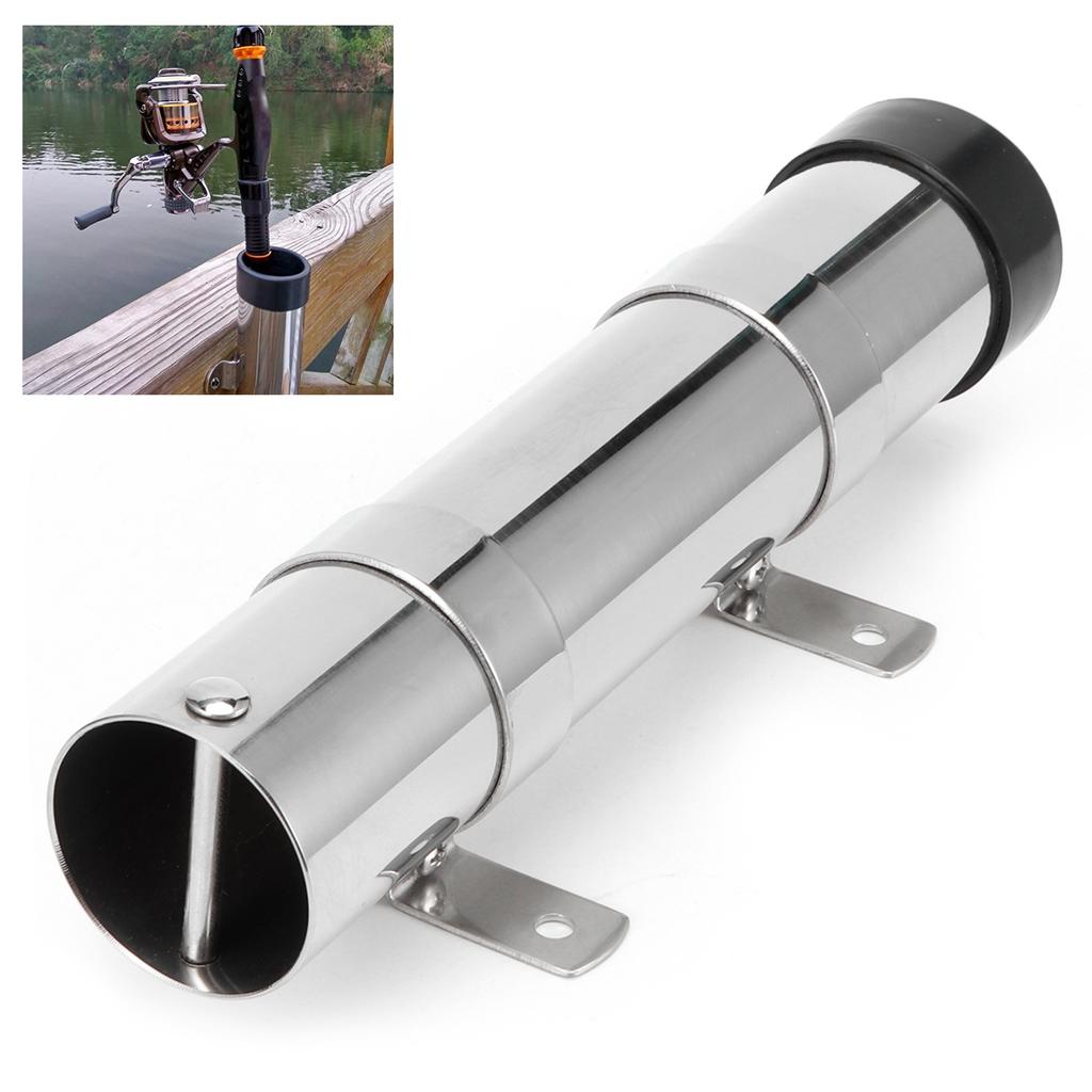 Portable Stainless Steel Fishing Rod Holder Racks Side Mount Hardware for Marine Yacht Boat
