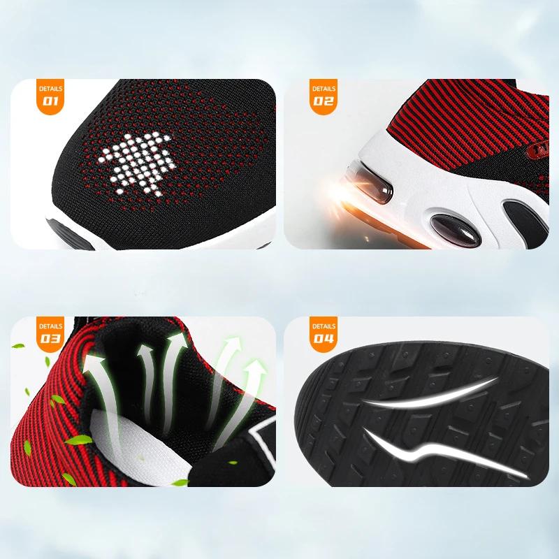 Mode 2024 Neue Herrenschuhe Atmungsaktive Schnür-Laufschuhe Trendiger Freizeit-Sneaker Rutschfest Damen-Sportschuhe Zapatillas Informales