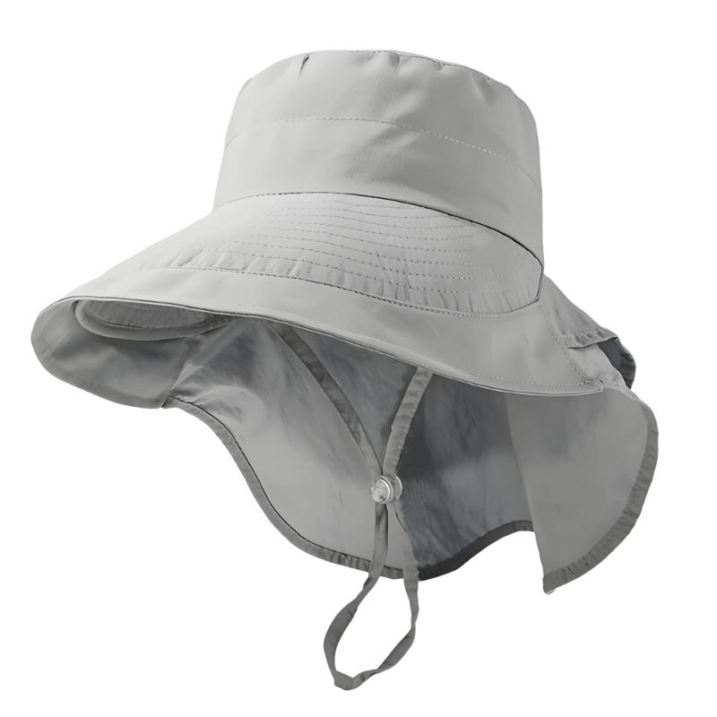 Sun Protective Wide Brims Fisherman Hat With Large Neck Covers For Outdoor Activity Hiking And Beach Camping Accessory